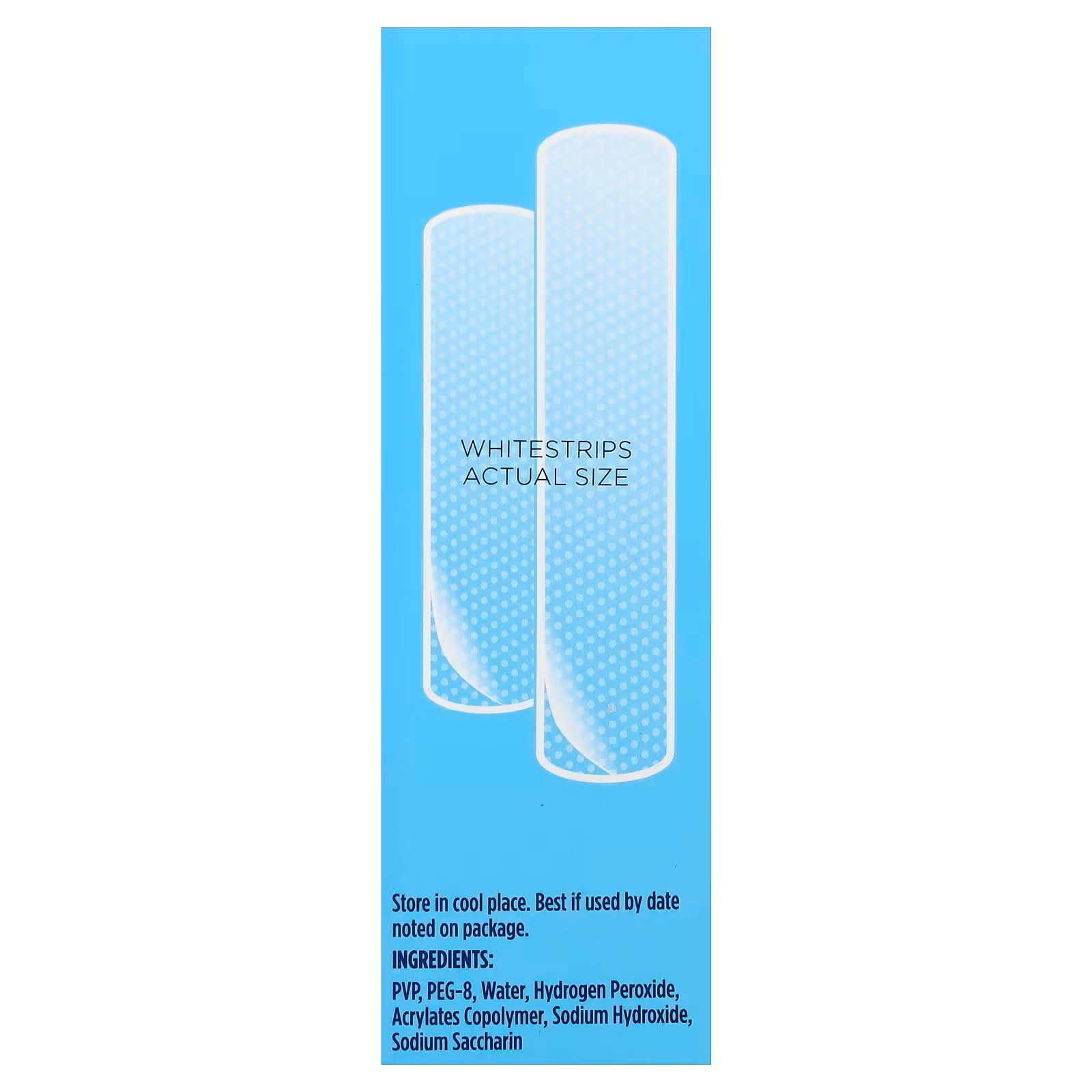 Crest, 3D Whitestrips, Enamel Safe Dental Whitening Kit, Noticeably White, 20 Strips