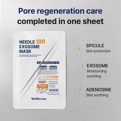 WellDerma - Needle Exosome Mask Pack 100 Set