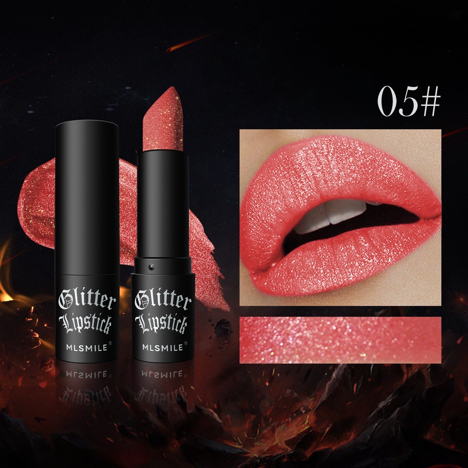 MLSMILE - Glitter Shine Lipstick (5-7)