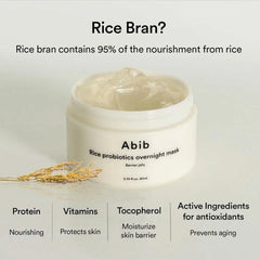 Abib - Rice Probiotics Overnight Mask Barrier Jelly 80ml
