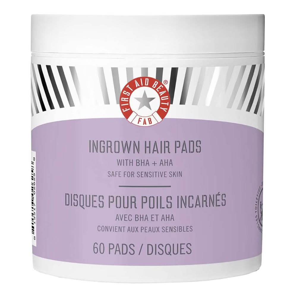 First Aid Beauty Ingrown Hair Pads with BHA and AHA 60 pads
