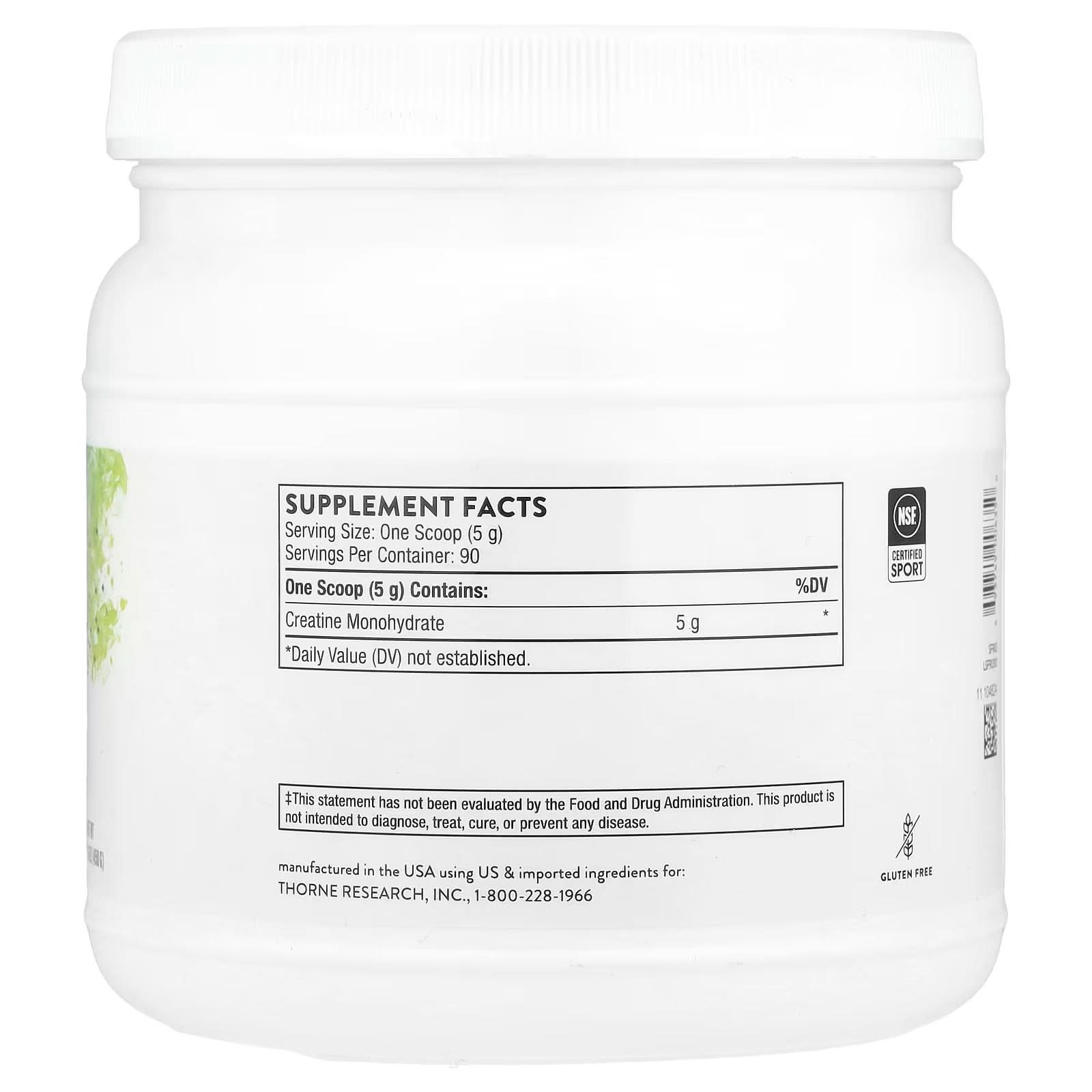 Thorne, Creatine, 16 oz (450 g)