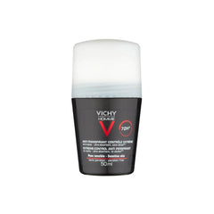 VICHY Homme Men's Deodorant Extreme-Control Anti-Perspirant Roll-On Sensitive Skin 50ml