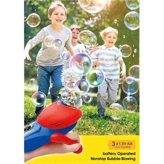 STEM Bubble Slinger - Push Button Bubble Blower with Sounds and Music!