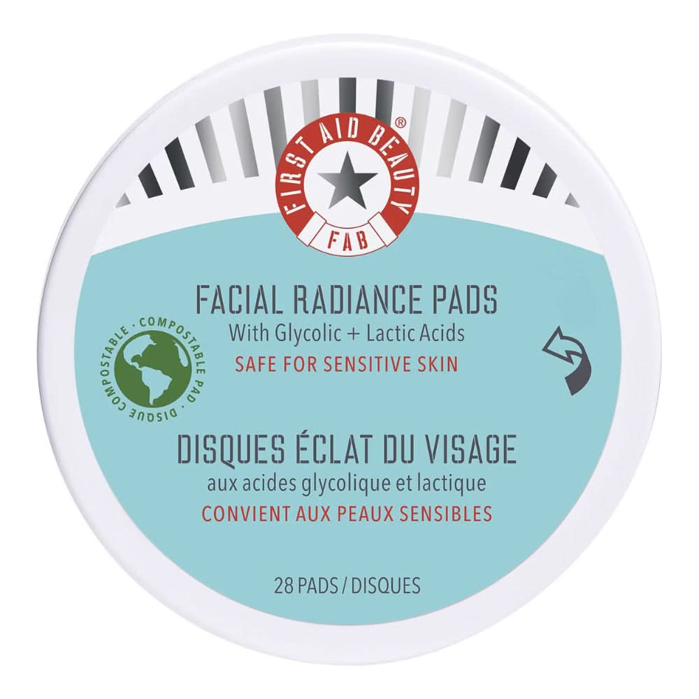 First Aid Beauty KP Bump Eraser Body Scrub with 10% AHA 28 pads