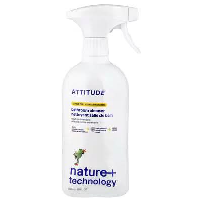 ATTITUDE, Bathroom Cleaner, Citrus Zest, 27.1 fl oz (800 ml)