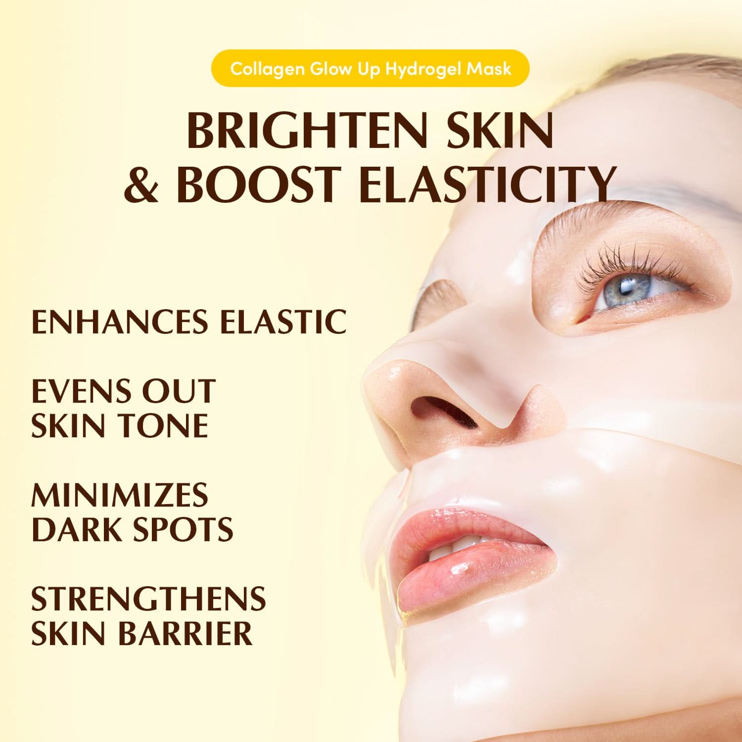 EQQUALBERRY - Collagen Glow up Hydrogel Mask Set