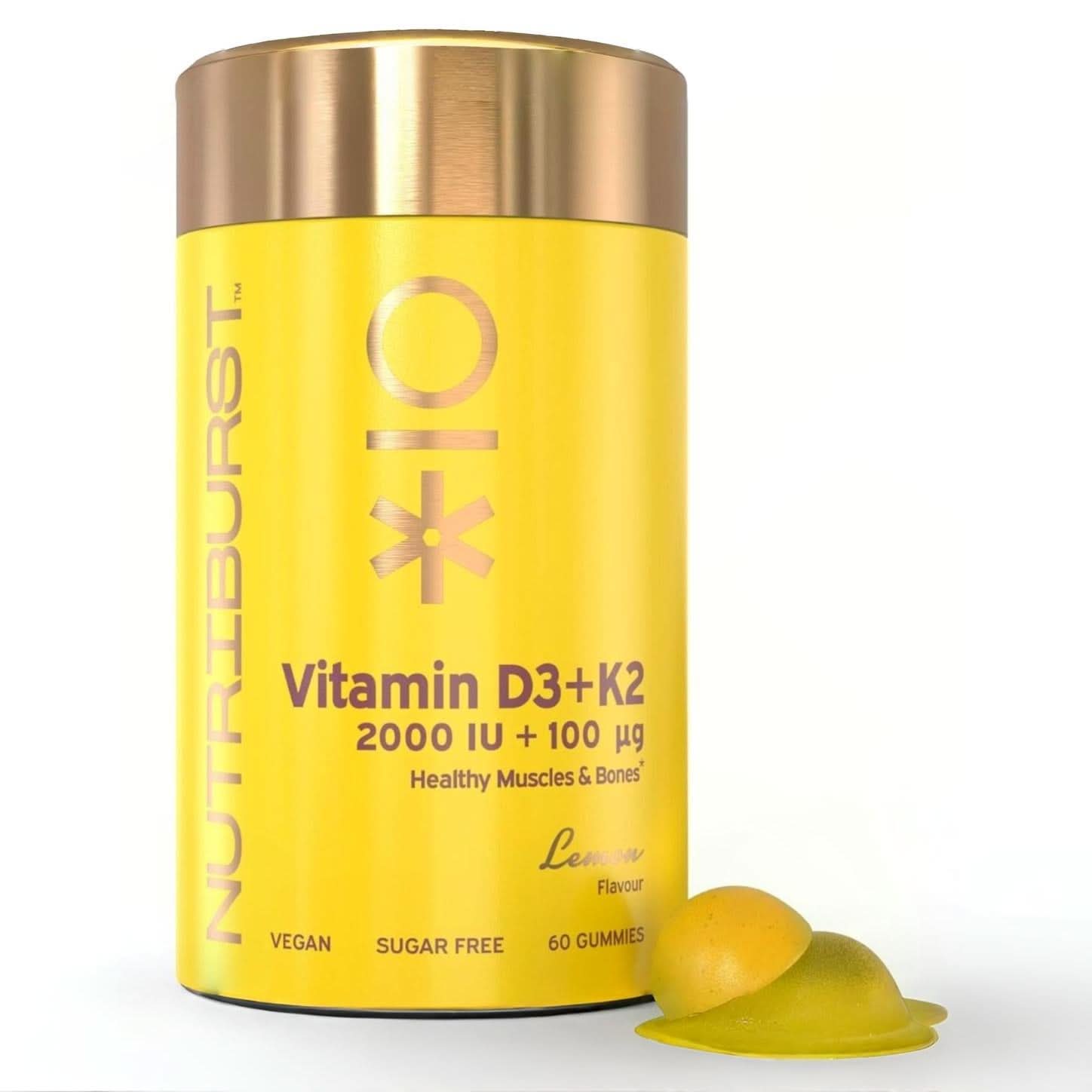 Nutriburst Vitamin D3 + K2 60 Gummies