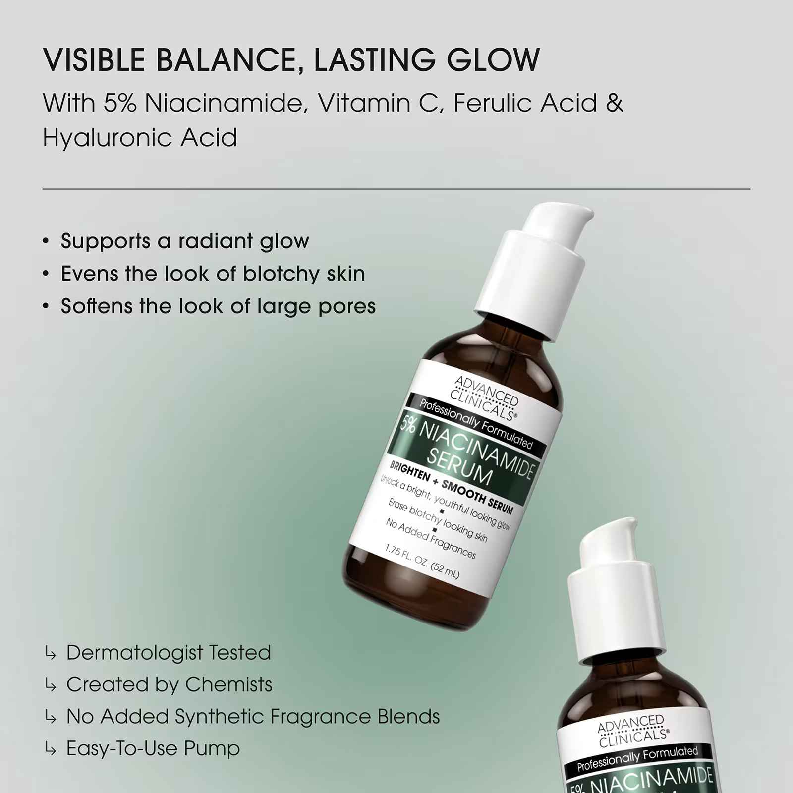 Advanced Clinicals, 5% Niacinamide Serum, 1.75 fl oz (52 ml)