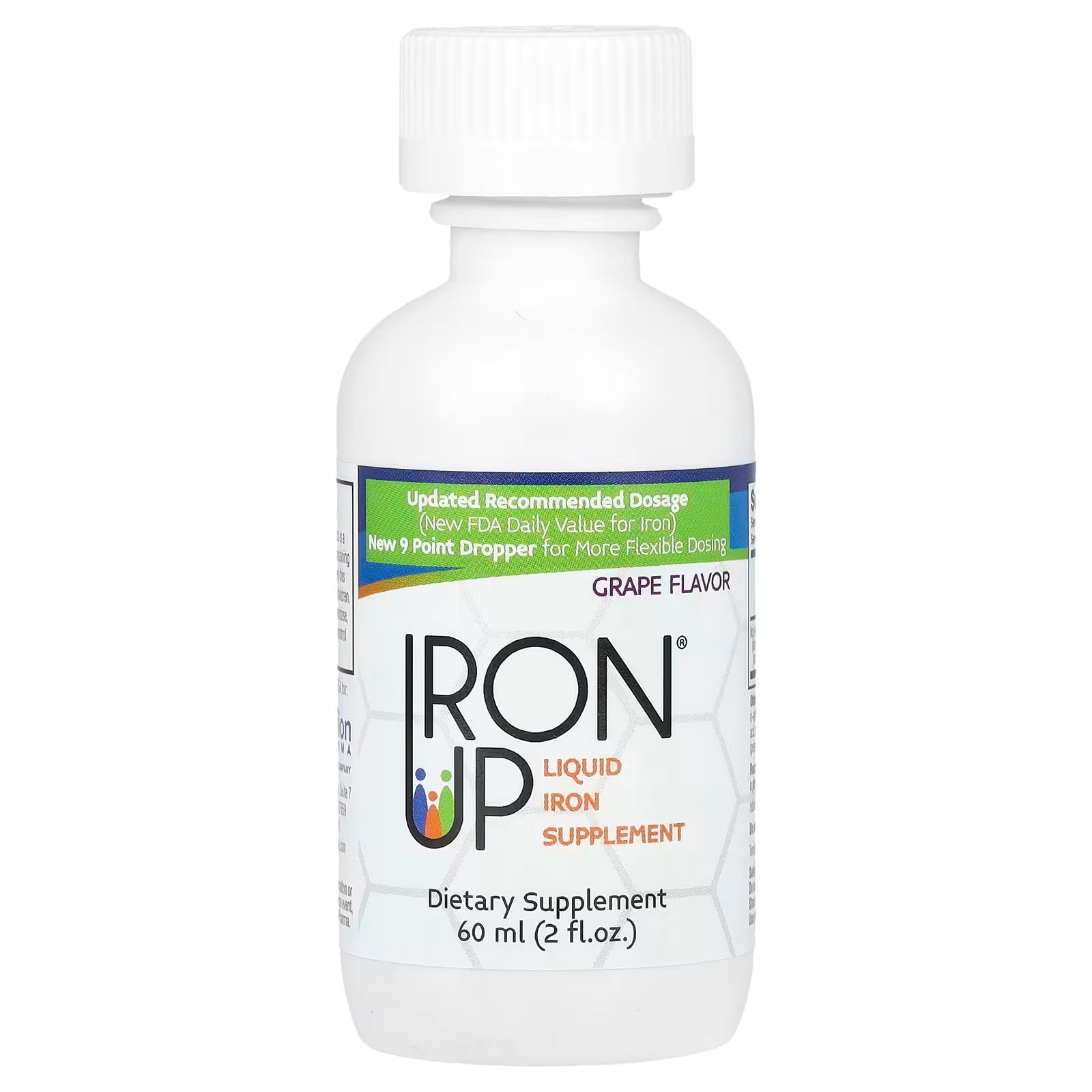 A.C. Grace Company, Iron Up, Liquid Iron Supplement, Grape, 2 fl oz (60 ml)