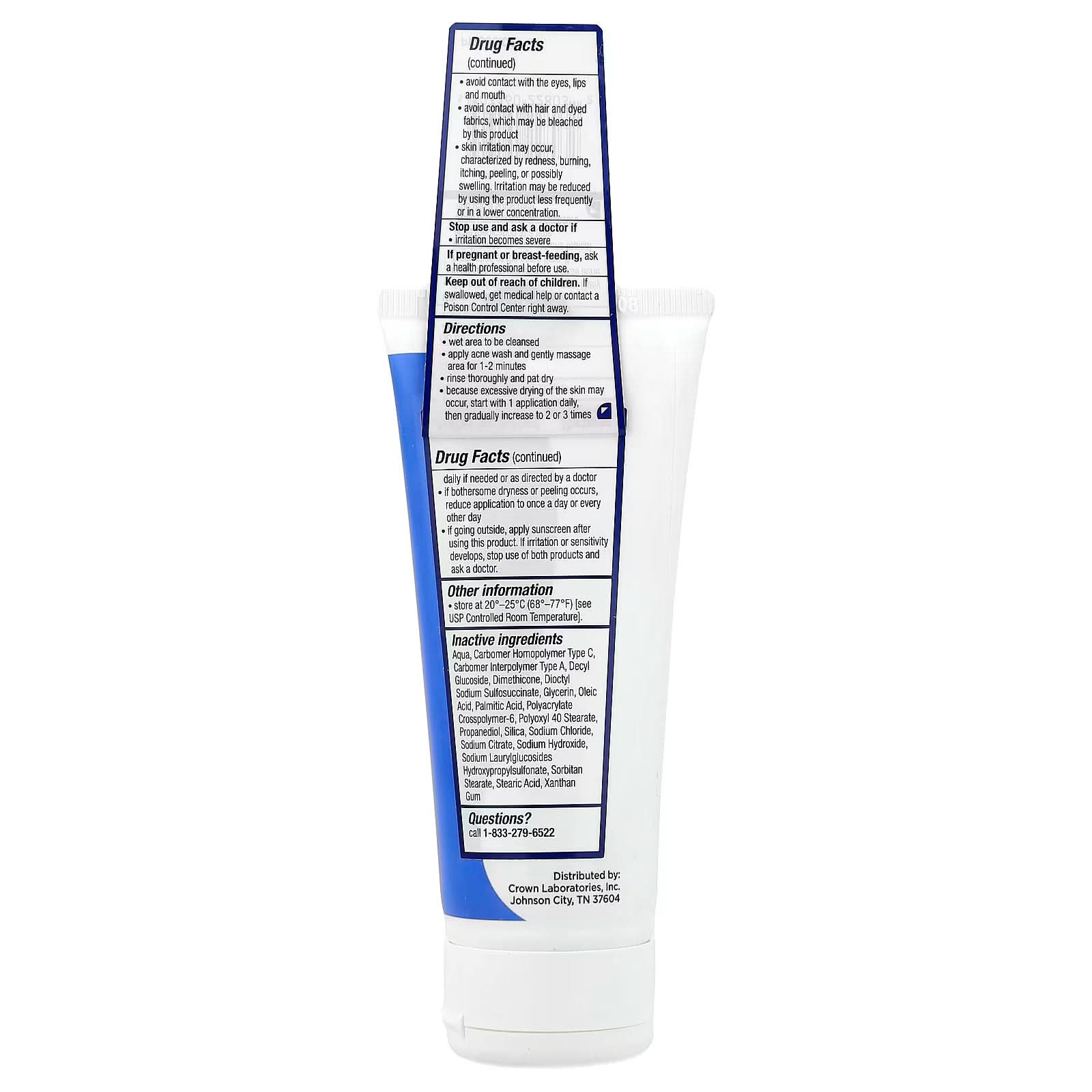 PanOxyl, Acne Foaming Wash For Face & Body, Maximum Strength, 3 oz (85 g)