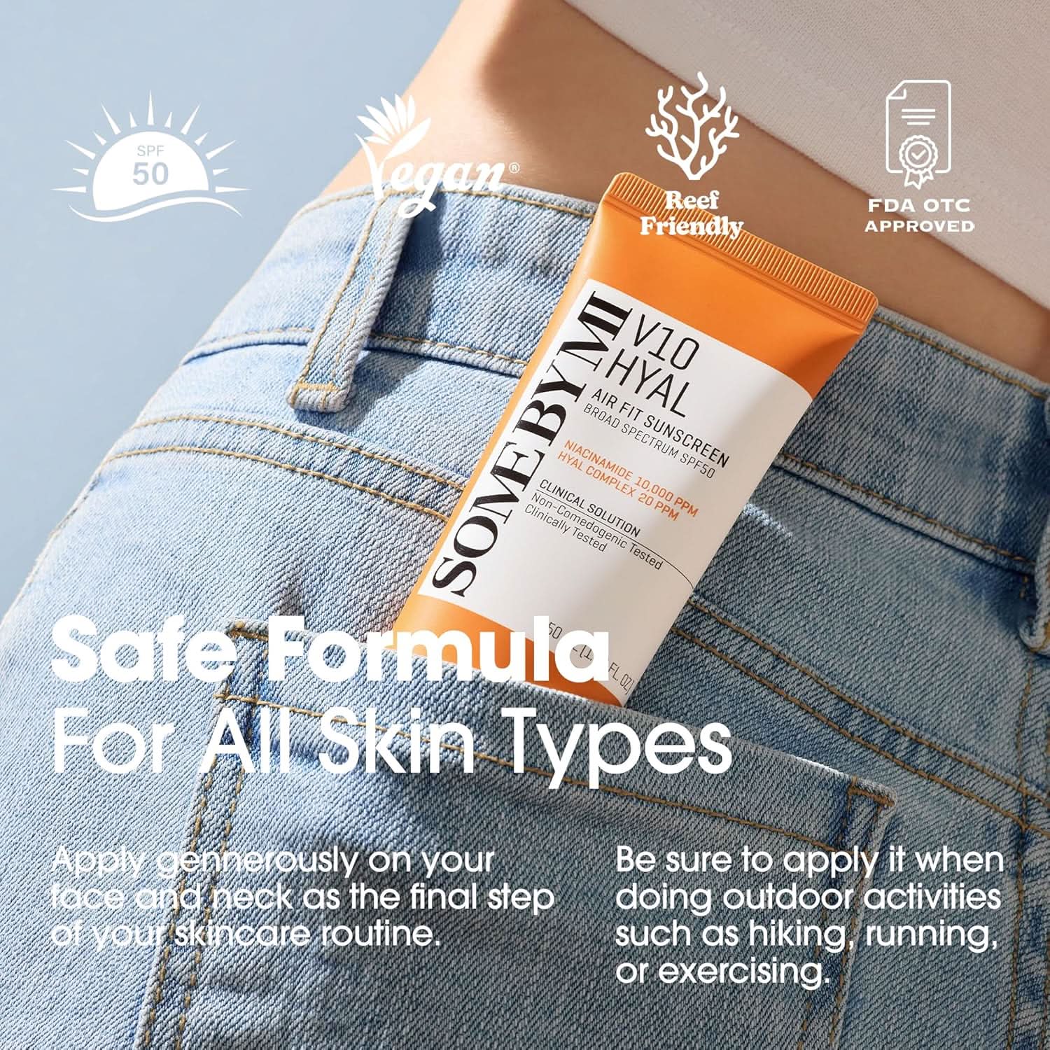 SOME BY MI - V10 Hyal Air Fit Sunscreen