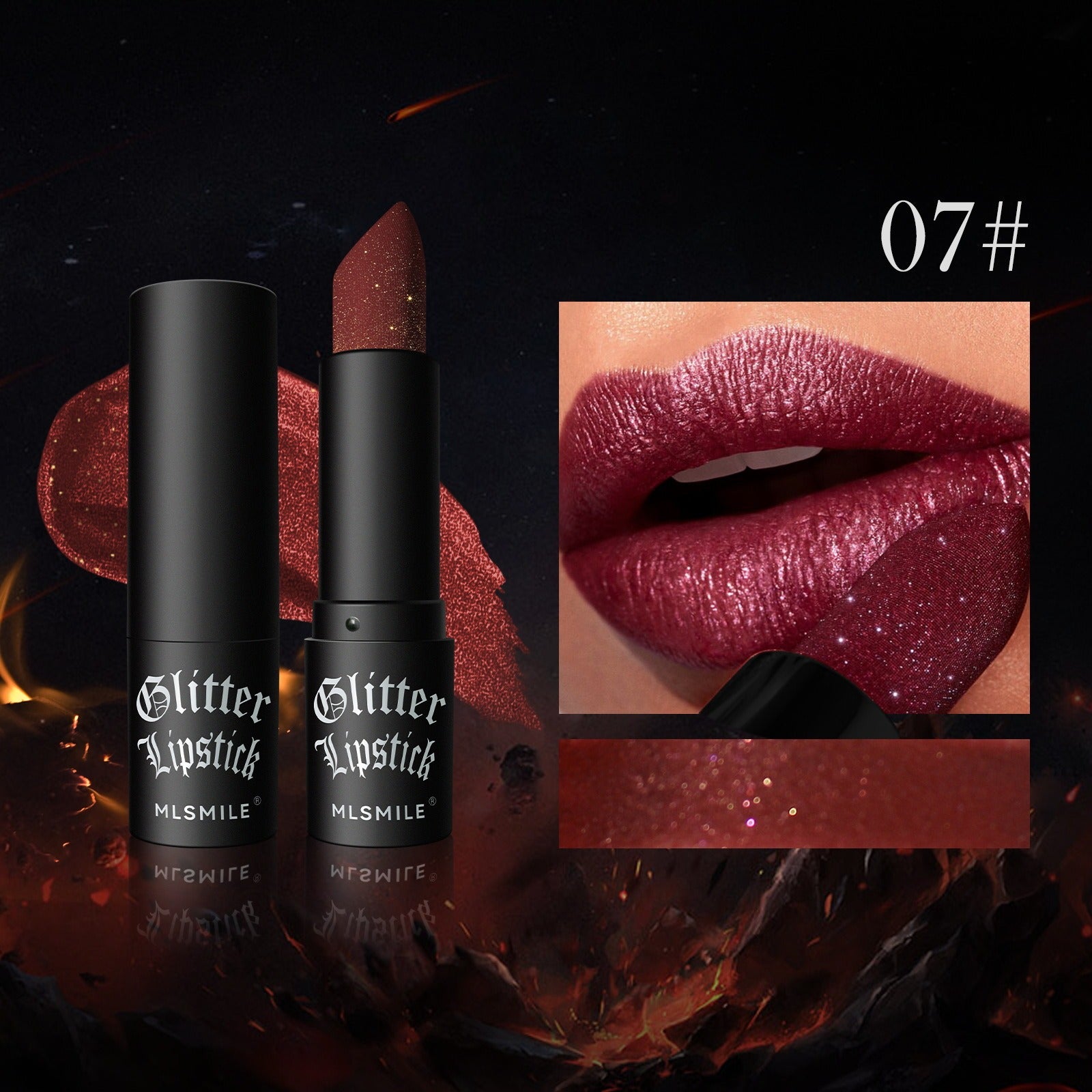MLSMILE - Glitter Shine Lipstick (5-7)