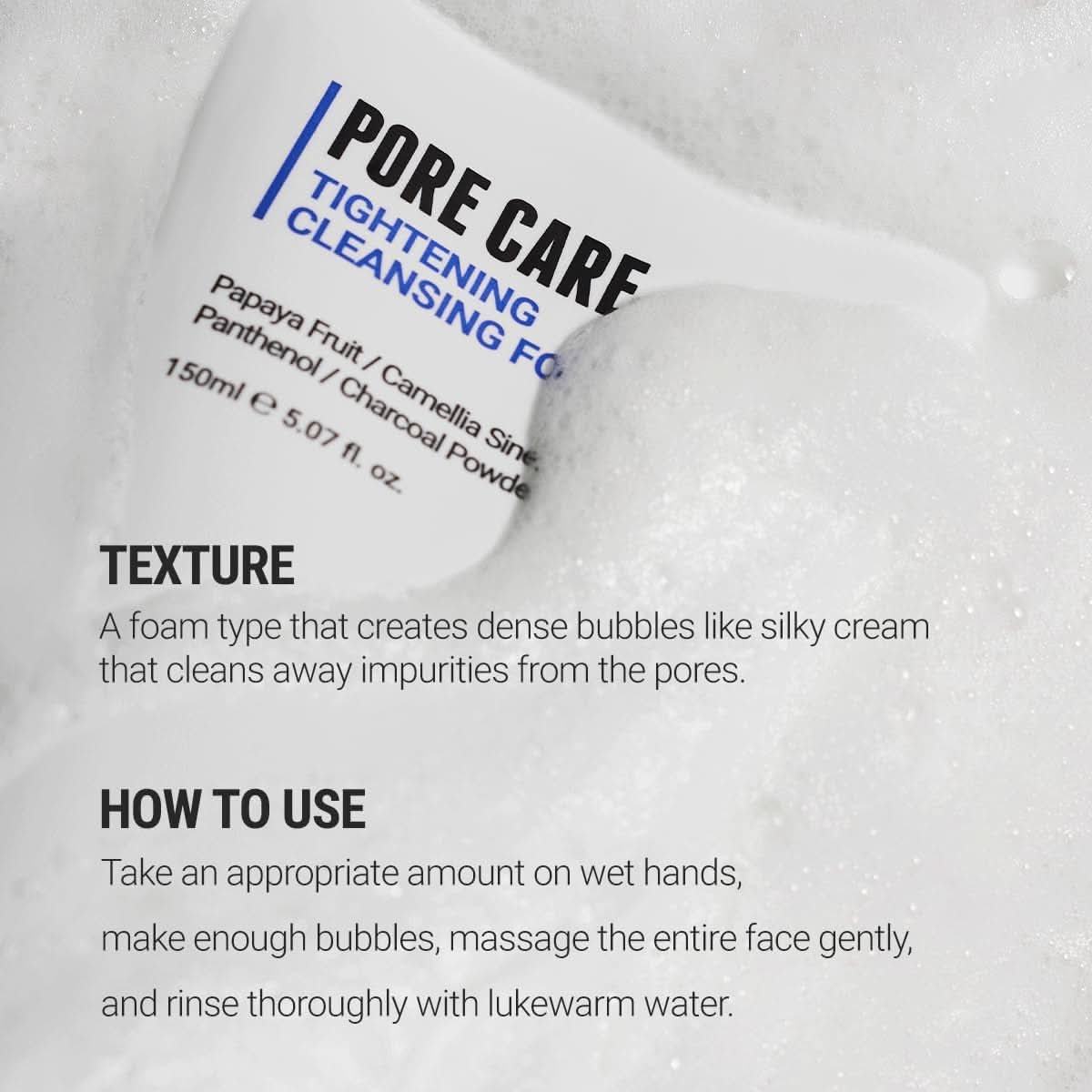 ROVECTIN - Pore Care Tightening Cleansing Foam 150ml