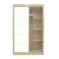 Supreme 2Door Compact Sliding Door Wardrobe W/Mirrors