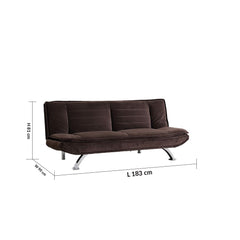 Flex 3-Seater Fabric Sofa Bed