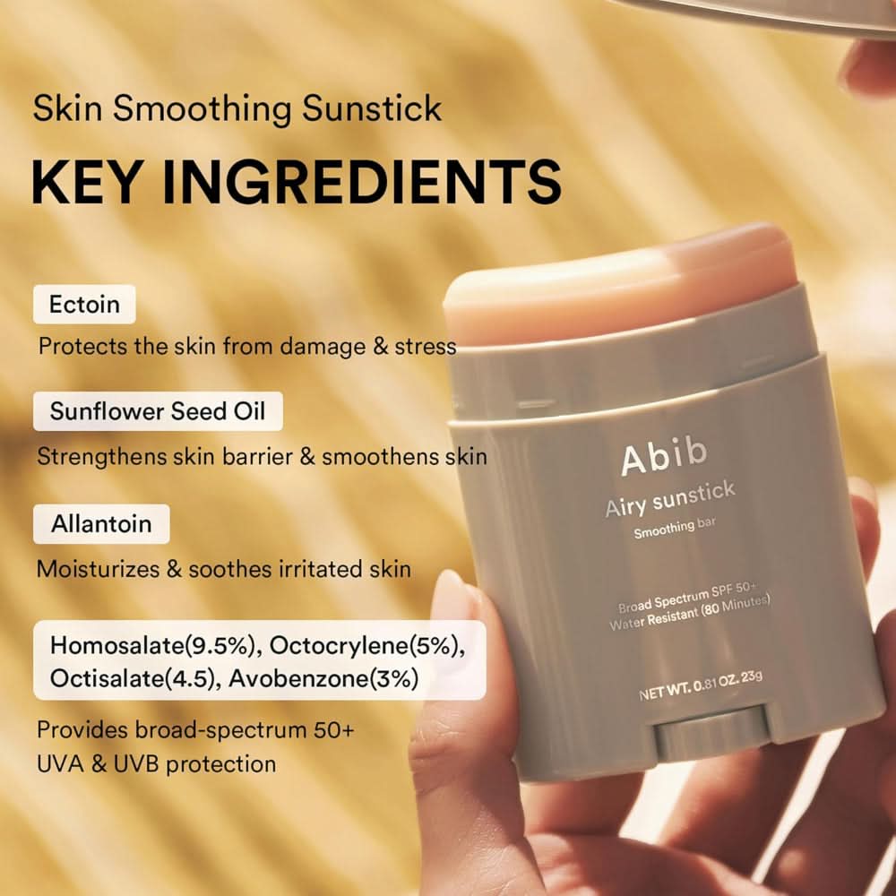 Abib - Airy Sunstick Smoothing Bar (23g)