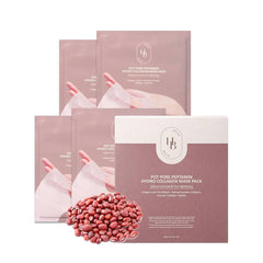 مجموعة أقنعة HEVEBLUE Pot Pore Peptamin Hydro Collagen (4 أقنعة)