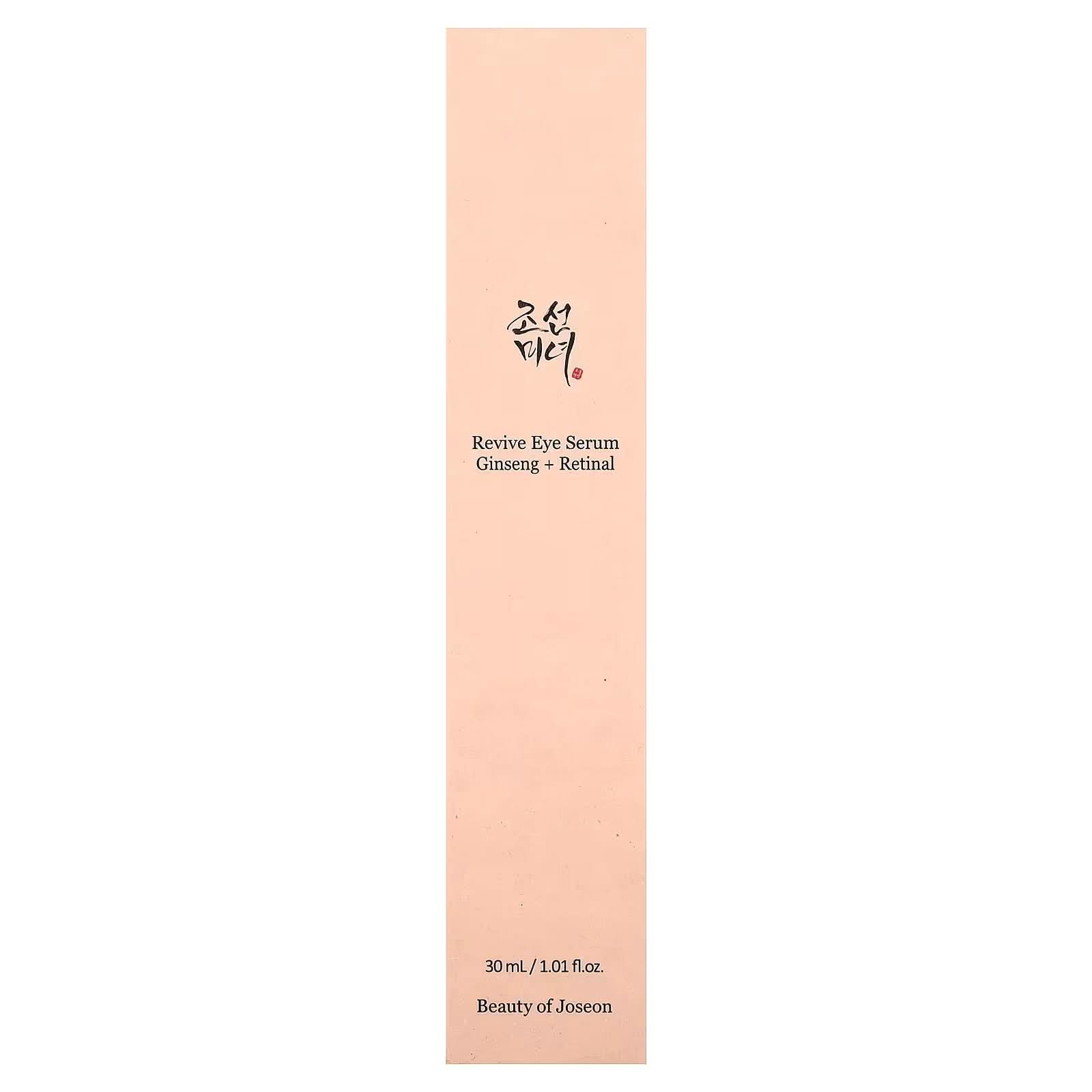 Beauty of Joseon, Revive Eye Serum, Ginseng + Retinal, 1.01 fl oz (30 ml)