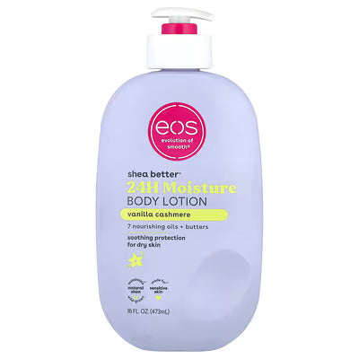 EOS, Shea Better™, 24H Moisture Body Lotion, Vanilla Cashmere , 16 fl oz (473 ml)