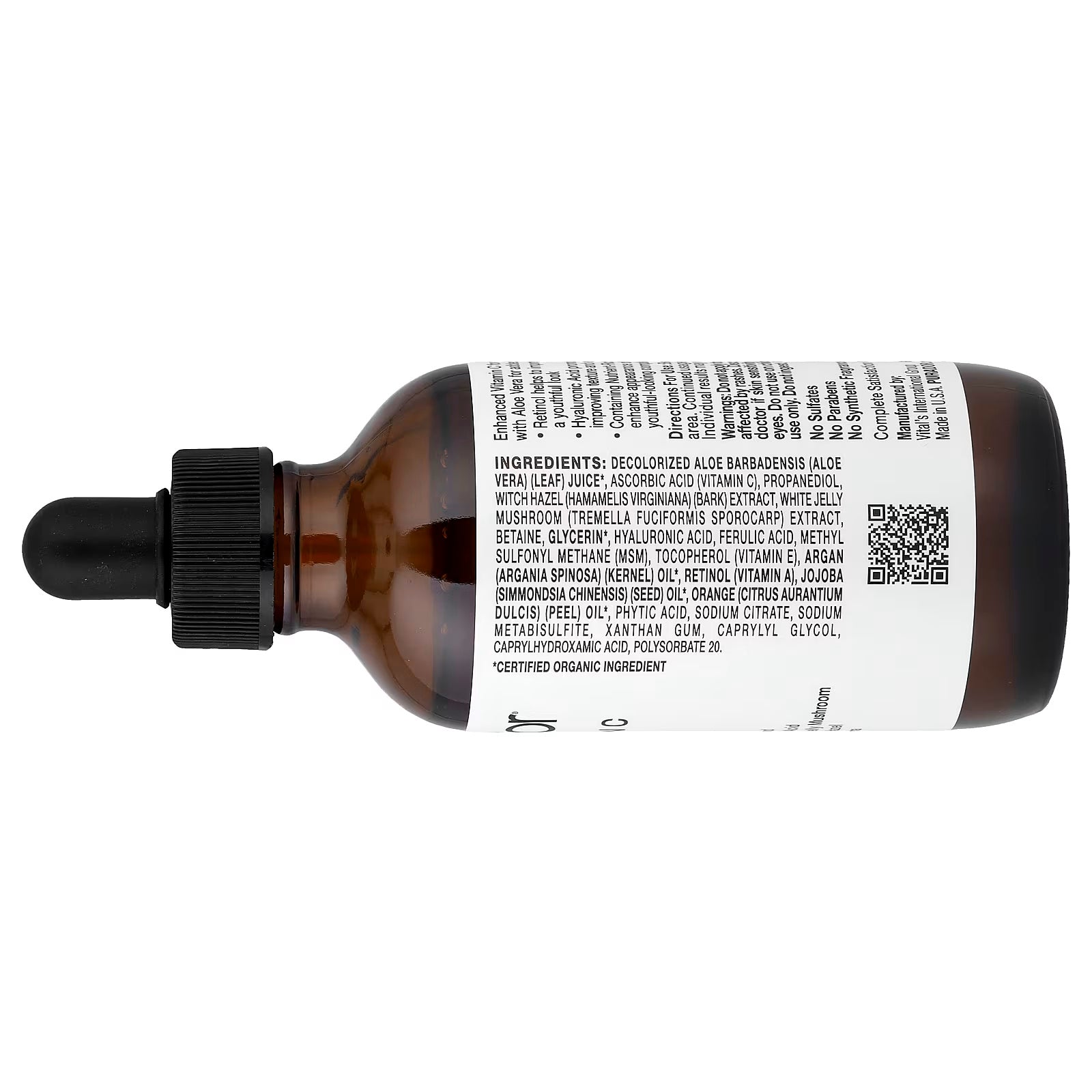 Pura D'or, 20% Vitamin C Serum, 4 fl oz (118 ml)