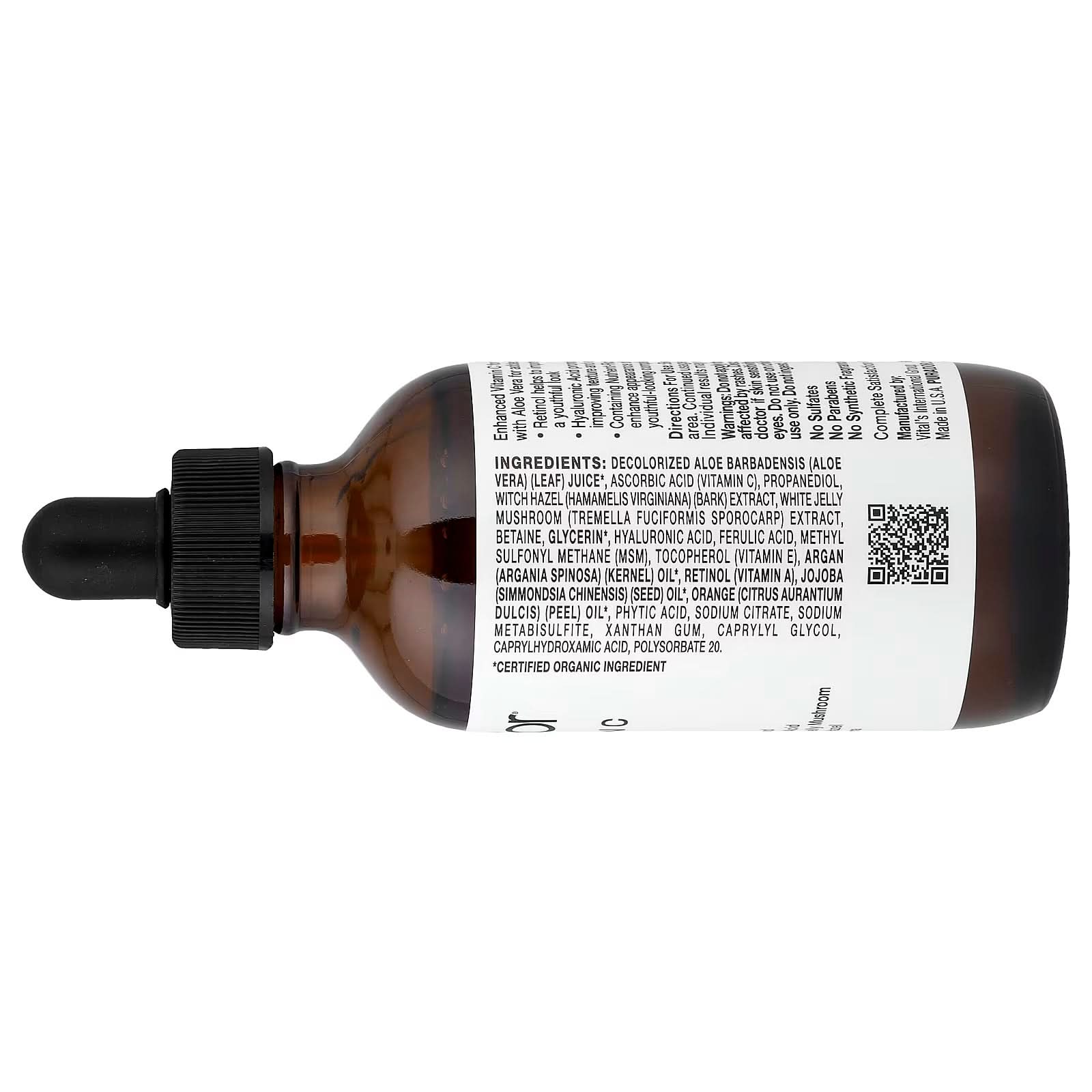 Pura D'or, 20% Vitamin C Serum, 4 fl oz (118 ml)