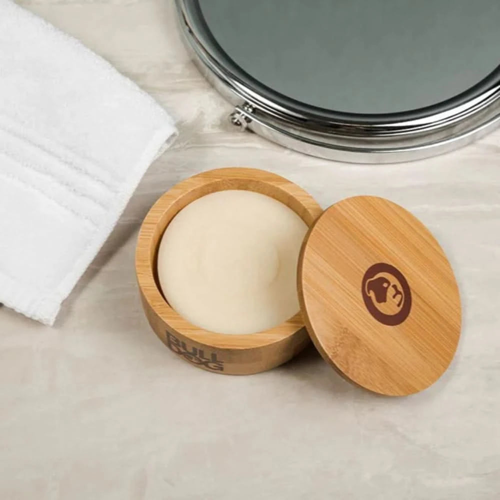 Bulldog Original Shave Soap and Bamboo Bowl 100g