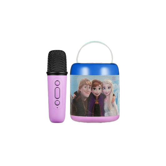 Frozen Cylinder Karaoke Machine with BT Mic