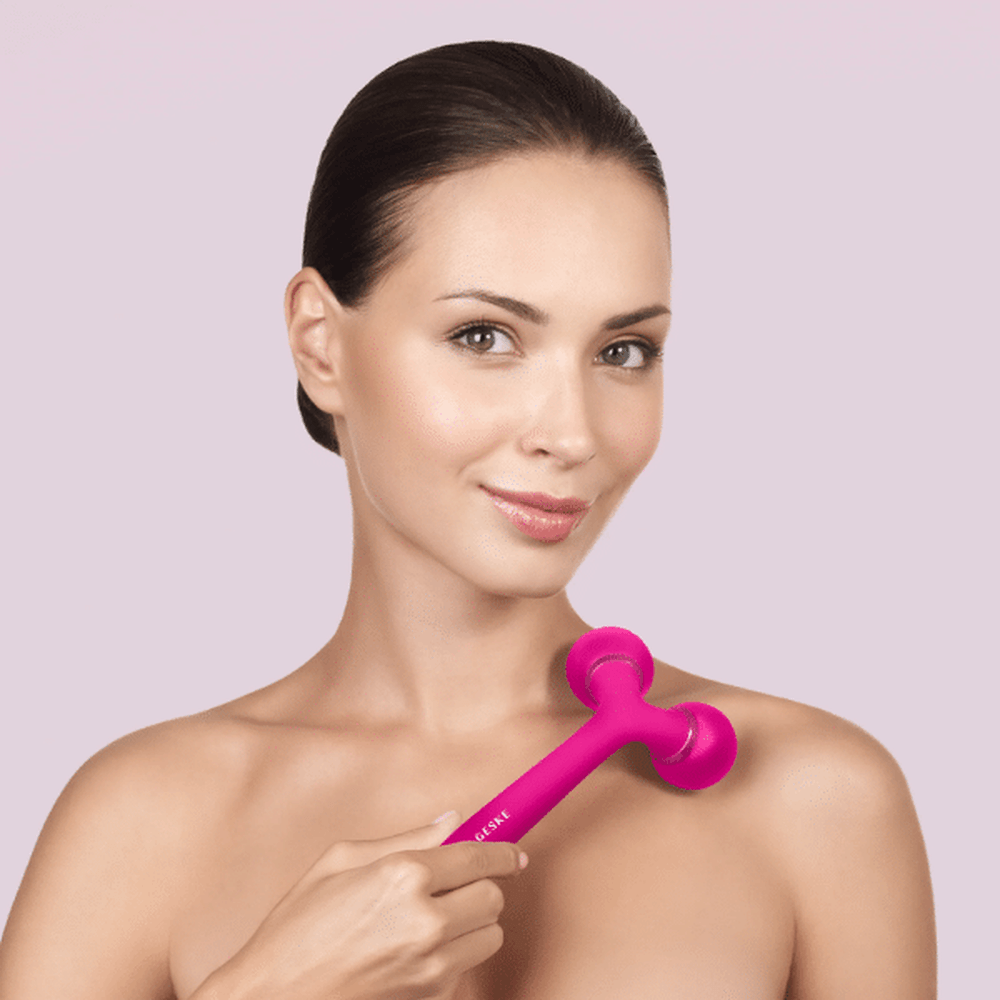 Geske Sonic Facial & Body Roller 4 in 1 Magenta