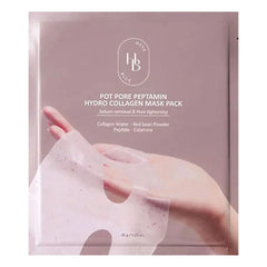مجموعة أقنعة HEVEBLUE Pot Pore Peptamin Hydro Collagen (4 أقنعة)