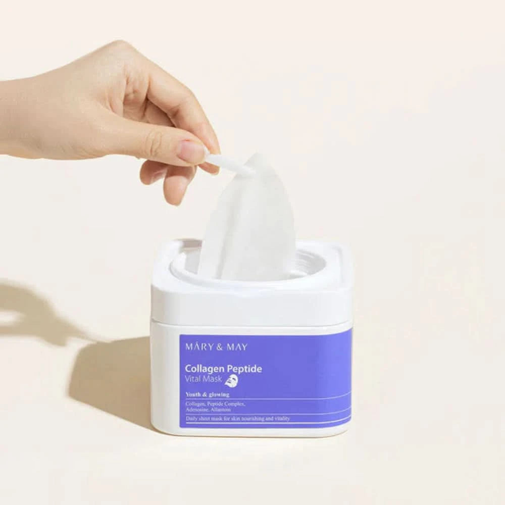 Mary&May - Collagen Peptide Vital Mask (30 Pcs)