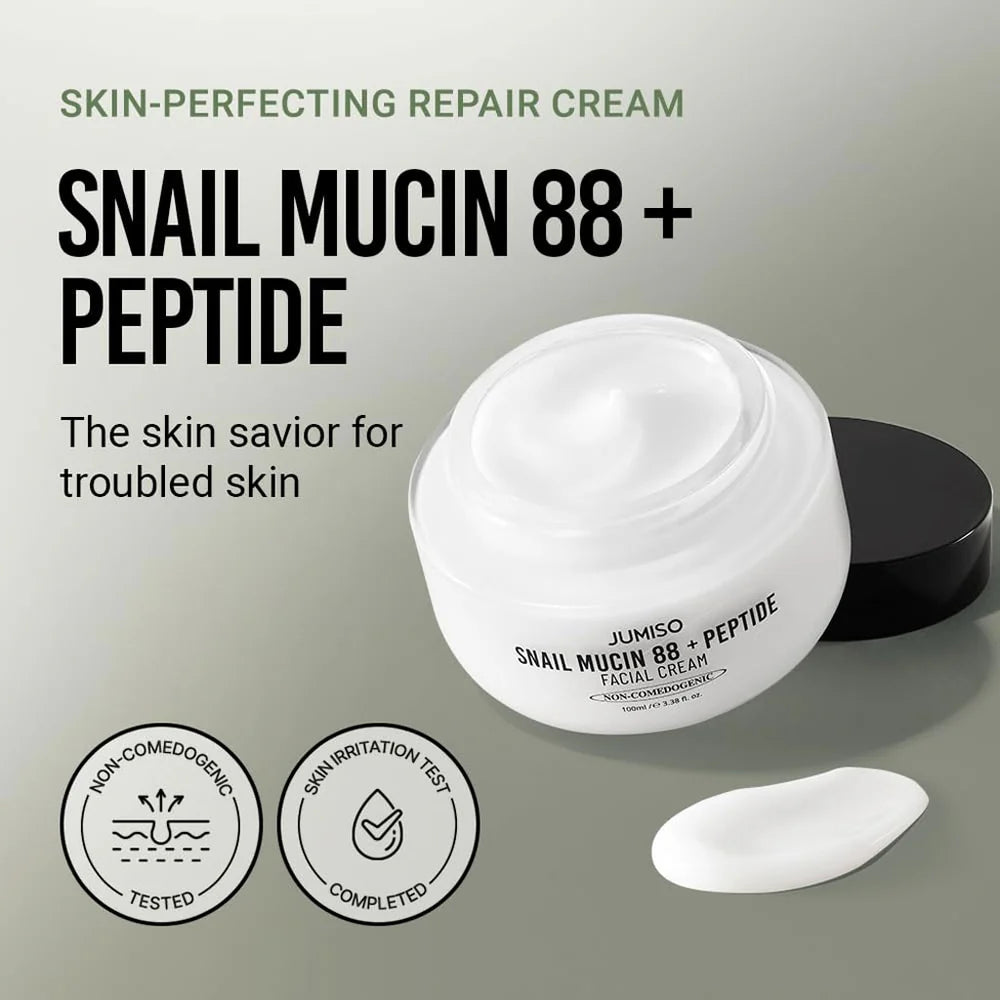 JUMISO - Snail Mucin 88 + Peptide Facial Cream Mini 100ml