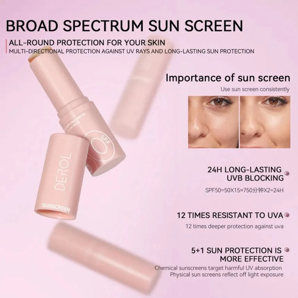 DEROL - Broad Spectrum SunScreen Glow Stick SPF50 PA+++