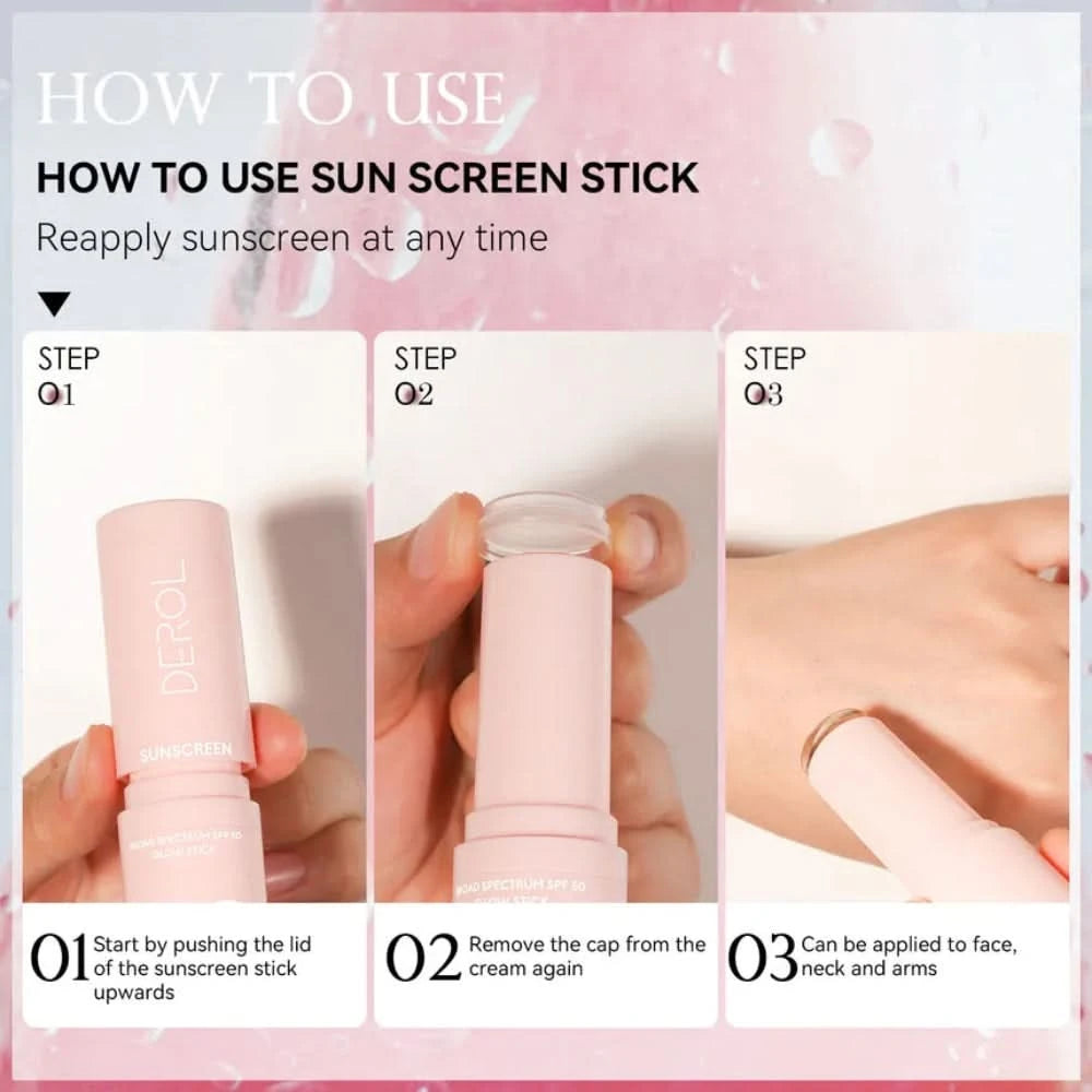 DEROL - Broad Spectrum SunScreen Glow Stick SPF50 PA+++