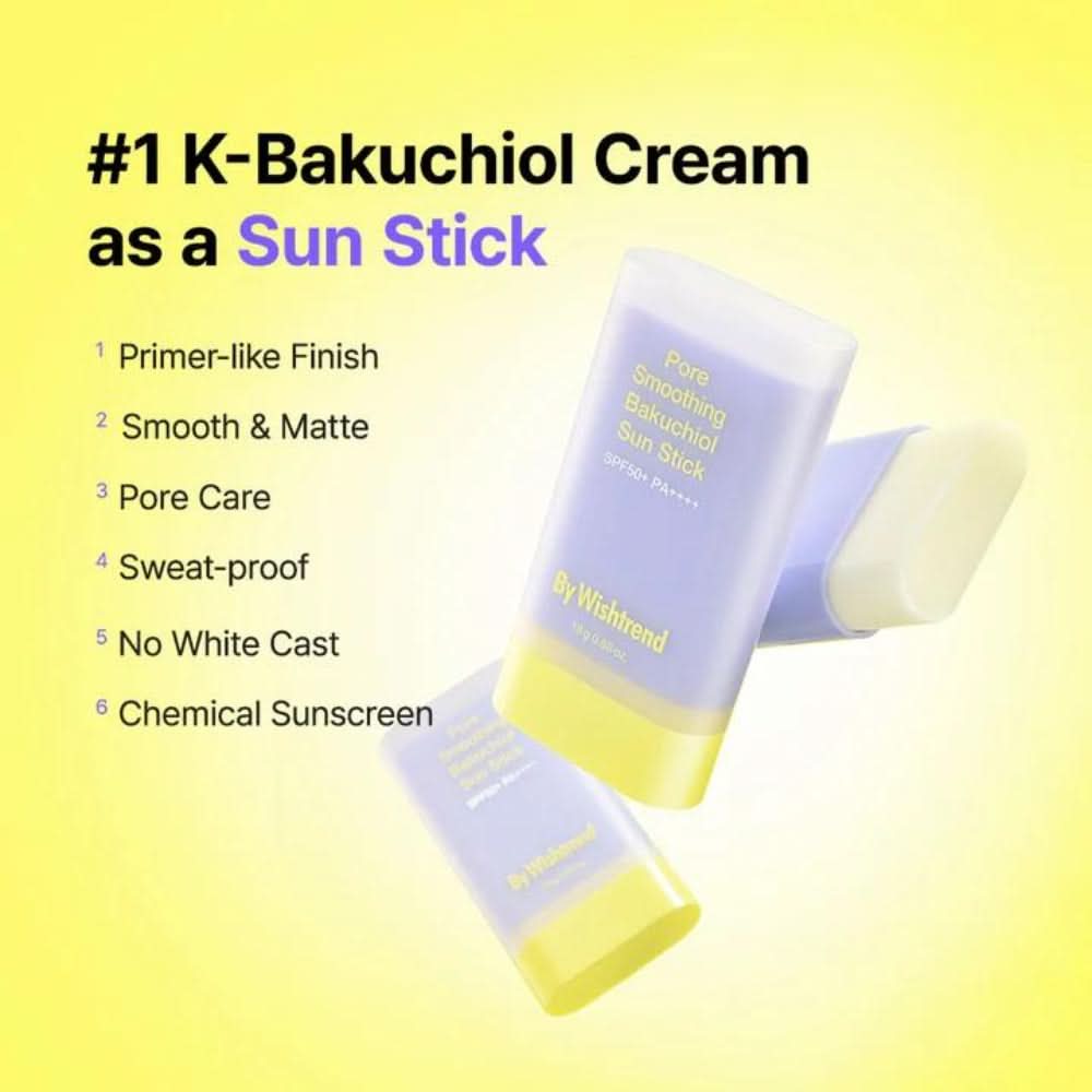 باي ويشتريند - قلم واقي من الشمس باكوشيول لتنعيم المسام بعامل حماية SPF50+ PA++++ (18 غرام)