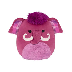 SQUISH Mallows Medium Plush Magdalena Magenta Woolly Mammoth 12 Inch
