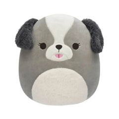 SQUISH Mallows Medium Plush Malu Grey Shih Tzu 12 Inch
