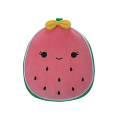 SQUISH Mallows Wanda Watermelon With Seeds And Bow Plush Toy Pink 12 Inch
