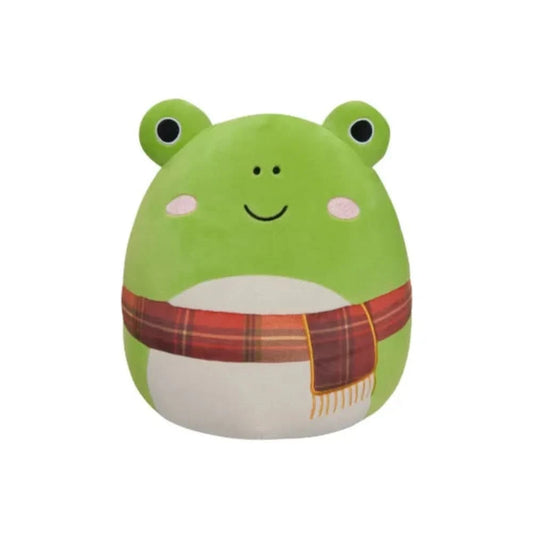 SQUISH Mallows Wendy Frog w/ Plaid Scarf Plush Toy 12 Inch