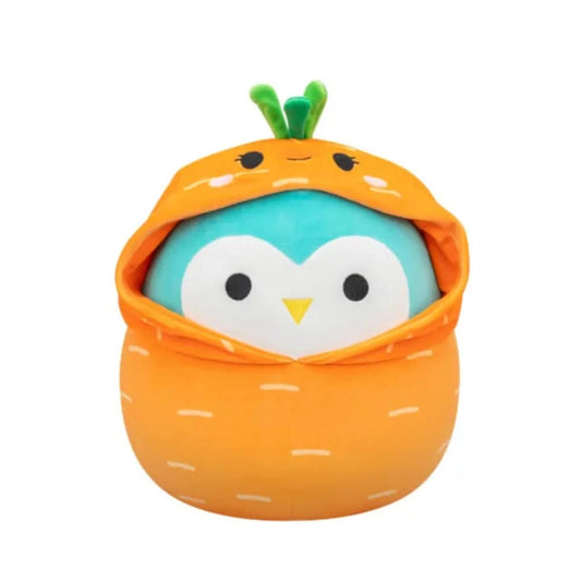 SQUISH Mallows Winston The Teal Owl In Caroleena Outfit Plush Toy 12 Inch