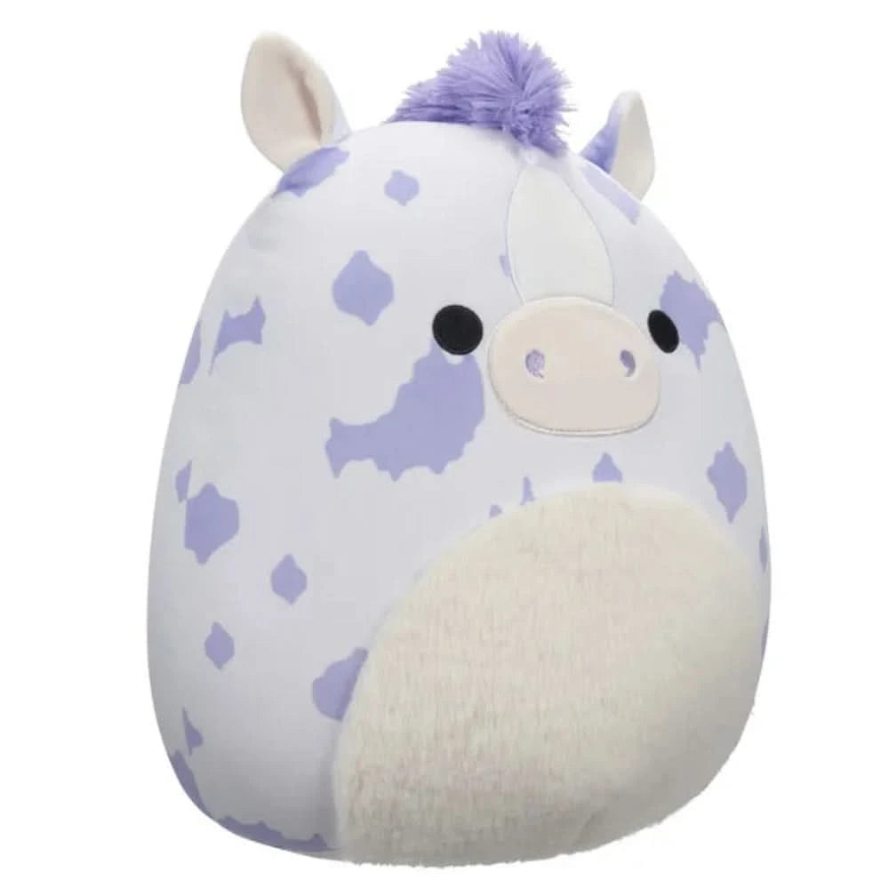 SQUISH Mallows Abelita Appaloosa Horse Plush Toy Lavender 12 Inch
