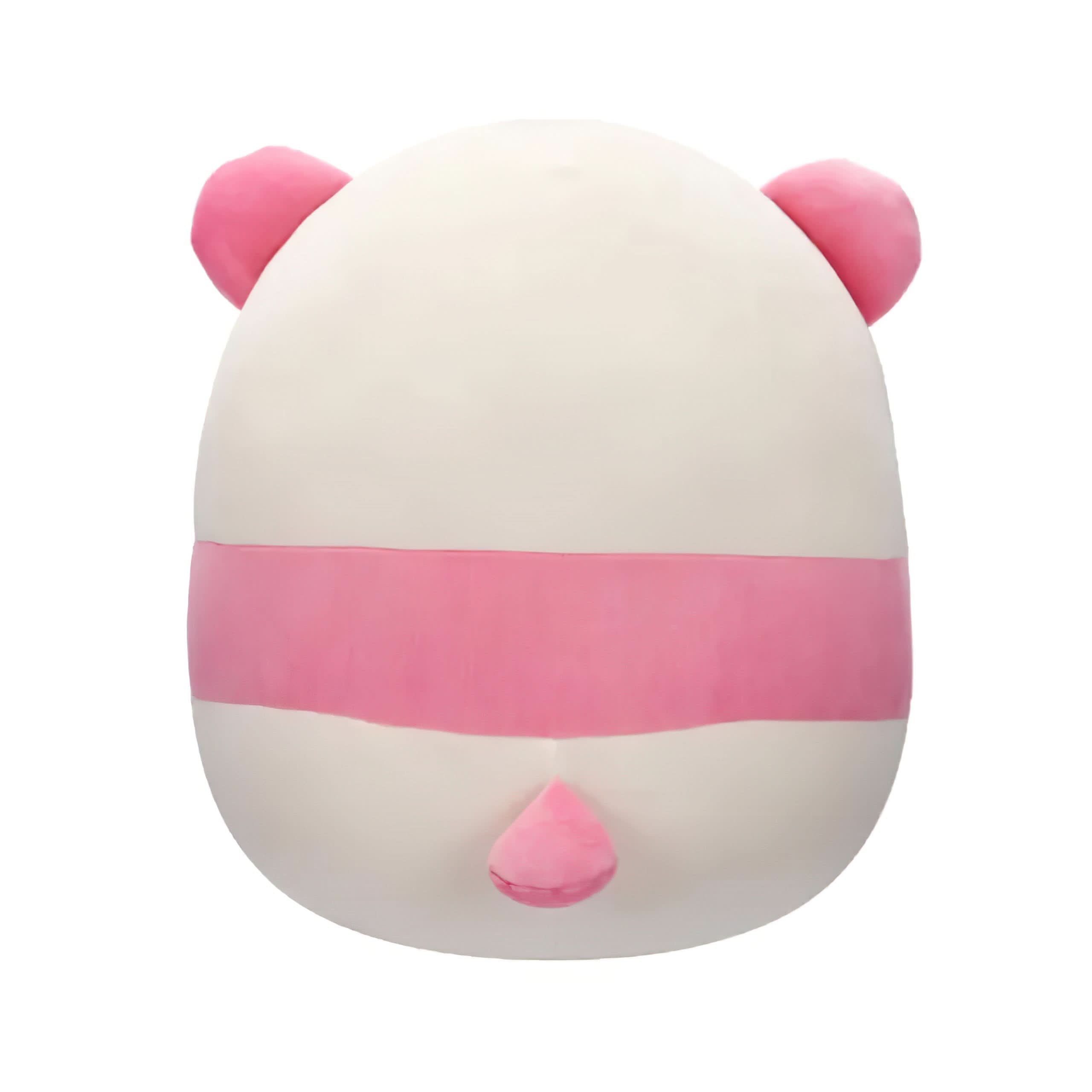 SQUISH Mallows Matlin Panda With Sakura Flowers Plush Toy Pink White 12
