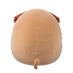 SQUISH Mallows Morton Shar Pei Medium Plush Toy Brown 12 inch