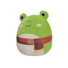 SQUISH Mallows Wendy Frog w/ Plaid Scarf Plush Toy 12 Inch