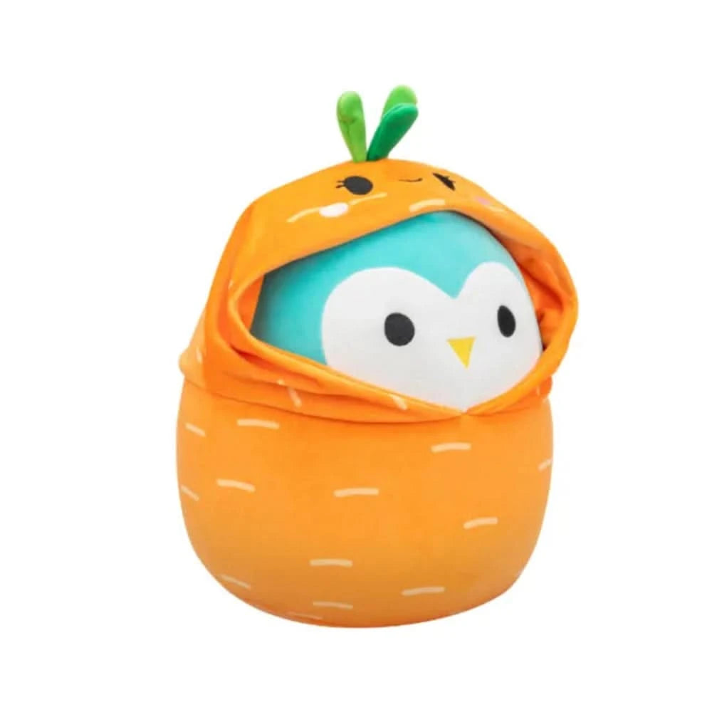 SQUISH Mallows Winston The Teal Owl In Caroleena Outfit Plush Toy 12 Inch