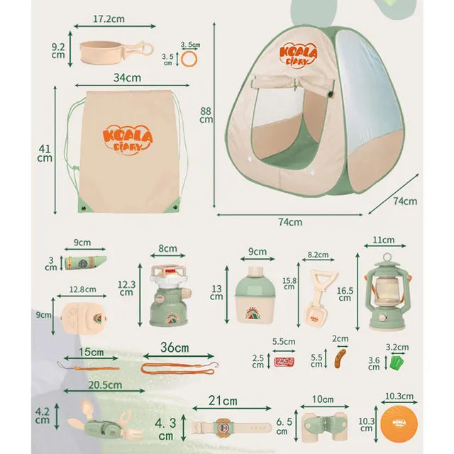 مجموعة التخييم STEM (مجموعة من 13 خيمة)