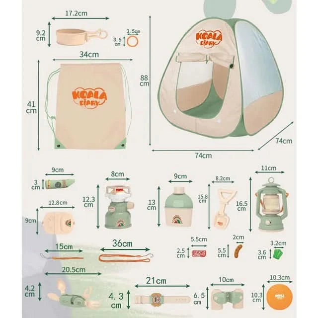 مجموعة التخييم STEM (مجموعة من 13 خيمة)