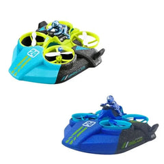STEM Sea, land and air RC four-axle flying car