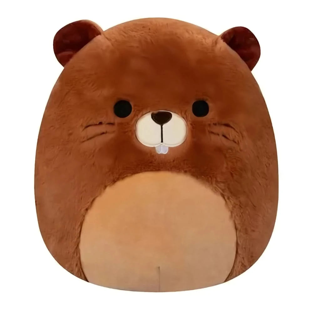 SQUISH Mallows Medium Chip the Beaver Plush Fuzzamallow Master Asst B 12 inch