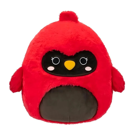 SQUISH Mallows Medium Plush Fuzzamallow Cazlan The Cardinal Master Asst A 12 Inch
